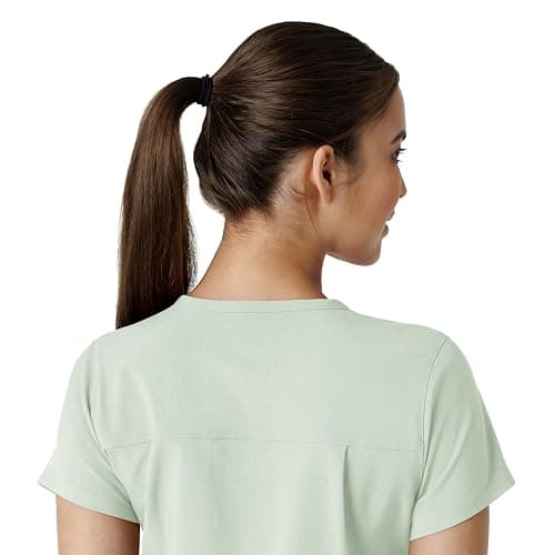 Carhartt Force Cross-Flex Women's Tuck-in Scrub Top, Big Sky, S thumbnail 8