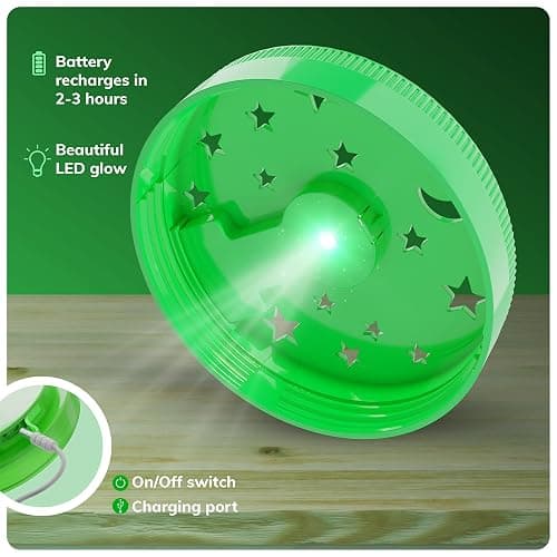 Dan&Darci Light-Up Terrarium Kit for Kids - STEM Science Kit - Educational DIY Toy for Boys & Girls - Birthday Craft Project Idea for Ages 6 7 8 9 10 11 12 Year Old thumbnail 6