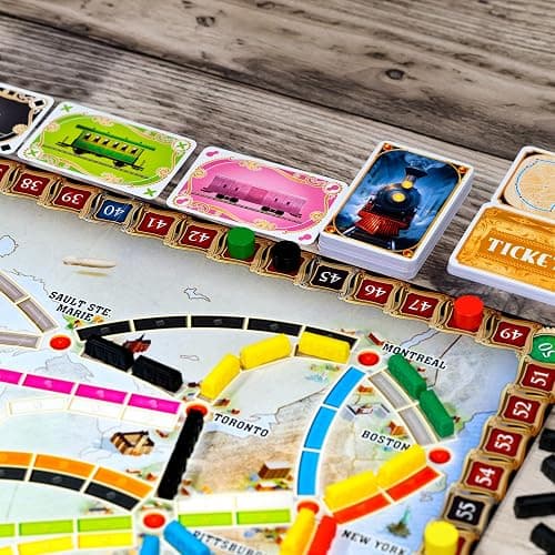 Asmodee Ticket to Ride Board Game (2025 Refresh) - A Cross-Country Train Adventure for Friends and Family, Strategy Game for Kids & Adults, Ages 8+, 2-5 Players, 30-60 Minute Playtime thumbnail 8