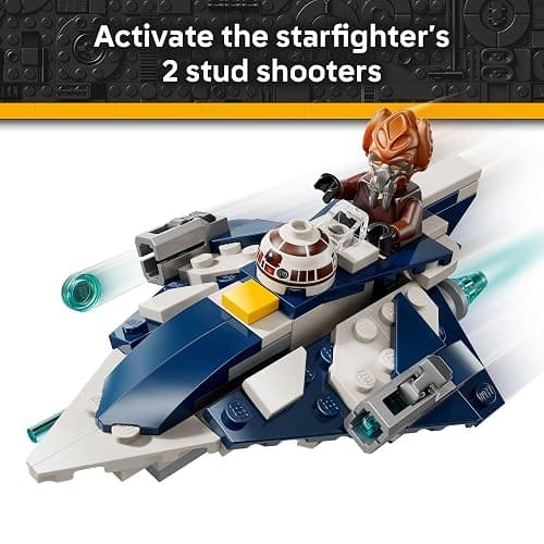 LEGO Star Wars Plo Koon’s Jedi Starfighter Microfighter Kids Toy - Building Toy for Pretend Play - Clone Wars Playset and Room Decor for Boys and Girls, Ages 6+ - Birthday Gift Idea - 75400 thumbnail 3