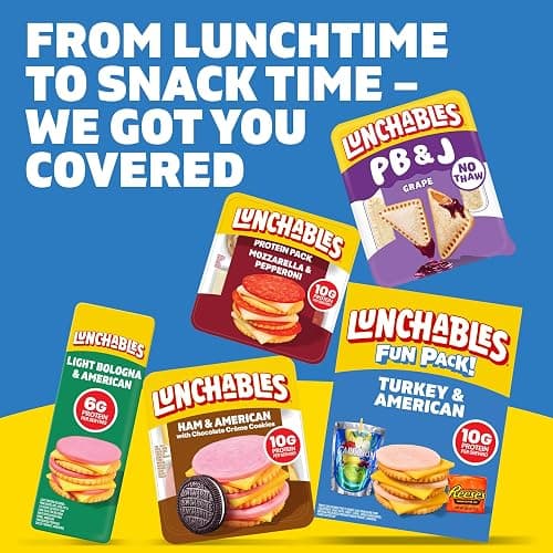 Lunchables Turkey & American with Capri Sun Pacific Cooler & Reese's Peanut Butter Cup Fun Pack, 2.9 oz & 6 fl oz Package thumbnail 8