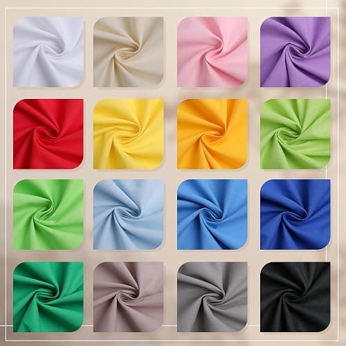 FFPDYBEST Purple Cotton Fabric, Natural 100% Cotton Poplin Fabric by The Yard 59 Inches Wide Lining Fabric for Sewing Apparel Cloth Soft Embroidery Quilting, 2 Yard thumbnail 4