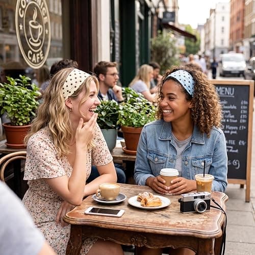 TERSE Polka Dot Headbands for Women Trendy Women Y2K Hair Accessories: Cute Head Bands for Women's Hair Fashion Hairbands 6PCS thumbnail 7