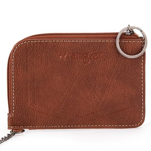 Montana West Wrangler Keychain Wallet for Women Western Credit Card Holder Front Pocket Card Wallet Slim Compact Card Case | Boho thumbnail 5