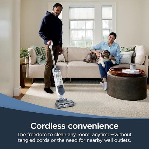 Shark Freestyle Max Cordless Upright Vacuum, Multi-Surface Cleaning, Lightweight, Easy Maintenance, with Large Dust Cup and 2-Speed Brushroll, LED Headlights, Nordic Blue, SV2002 thumbnail 2