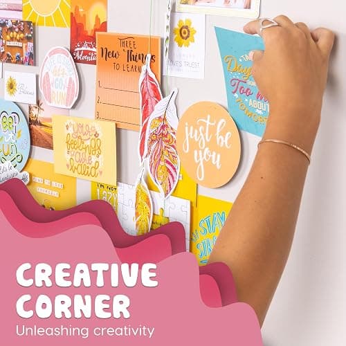 Hapinest DIY Wall Collage Kit for Tween and Teen Girls, Gifts for Ages 10 11 12 13 14 Years Old and Up Cute Trendy Bedroom Room Décor thumbnail 7