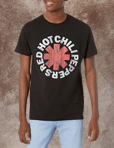 Red Hot Chili Peppers Mens Red Hot Chili Peppers Classic Asterisk T-shirtT-Shirt thumbnail 3