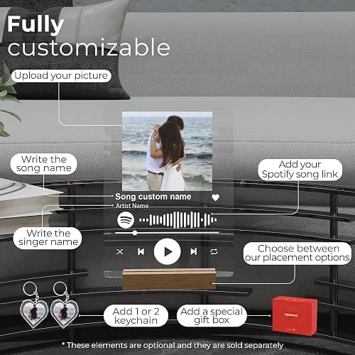 crypto Personalized Acrylic Song | Acrylic Album Cover | Wide 8 inchx10 inch Height | Transparent Song thumbnail 2