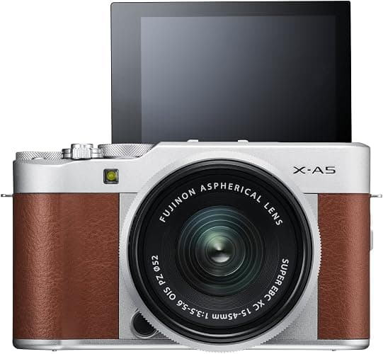 Fujifilm X-A5 Mirrorless Digital Camera w/XC15-45mmF3.5-5.6 OIS PZ Lens - Brown thumbnail 7