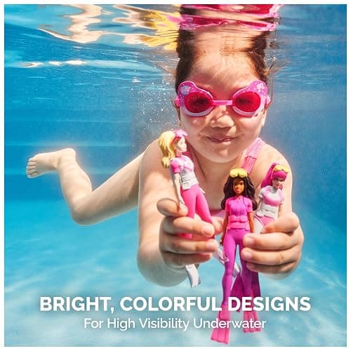SwimWays Barbie Dive Characters 3-Pack, Swimming Pool Accessories & Kids Pool Toys, Pool Party Supplies & Water Toys for Kids Aged 5 & Up thumbnail 4