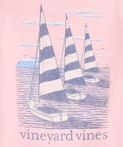 vineyard vines Men's Sunset Sails Short-Sleeve Tee - X-Large - Flamingo thumbnail 3
