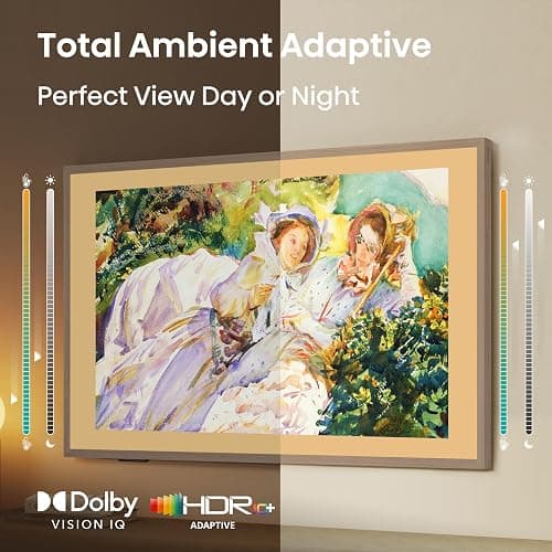 Hisense 75-Inch Class QLED 4K S7N CanvasTV Series Dolby Vision HDR Google Smart TV (75S7N, 2025 Model) - 144Hz, Art Mode, Anti-Glare Panel, Hi-Matte Display, UltraSlim Wall Mount & Frame Included thumbnail 11