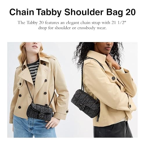 COACH Womens Tabby Shoulder Bag 20 thumbnail 3