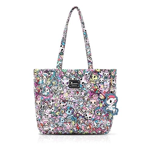 Tokidoki Unicorno Tote Bag Shoulder Bag Canvas Purses for Women Cute Shopper Bag Handbag Travel Purse Charm - Image 1