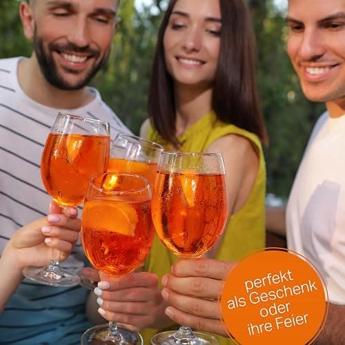 Leonardo Aperolglas PUCCINI 560ml It's Aperol time mit Namen oder Wunschtext graviert - personalisiertes Premium Aperolglas als Geschenkidee für Männer und Frauen thumbnail 2