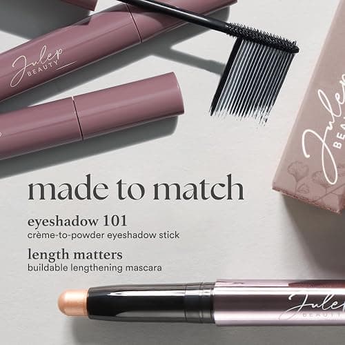 Julep Eyeshadow 101 Cream-to-Powder Waterproof Shadow Stick – Champagne Shimmer – Long-Lasting, Crease-Proof, Medium Golden-Beige Shimmer Cream Eyeshadow with Built-in Smudger thumbnail 7