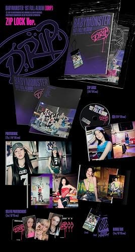 BABYMONSTER 1st FULL ALBUM [DRIP] Photobook Random Version (ZIP LOCK or BINDER) thumbnail 4