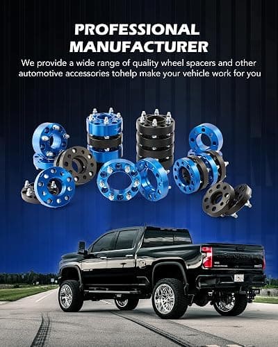 Orion Motor Tech 5x4.5 Hub Centric Wheel Spacers, 1" Black Wheel Spacers with M12x1.5 Studs Compatible with Honda Accord Honda Civic Honda CRV Acura RSX Acura TL, 64.1mm Bore Wheel Spacer Kit, 4pcs thumbnail 7