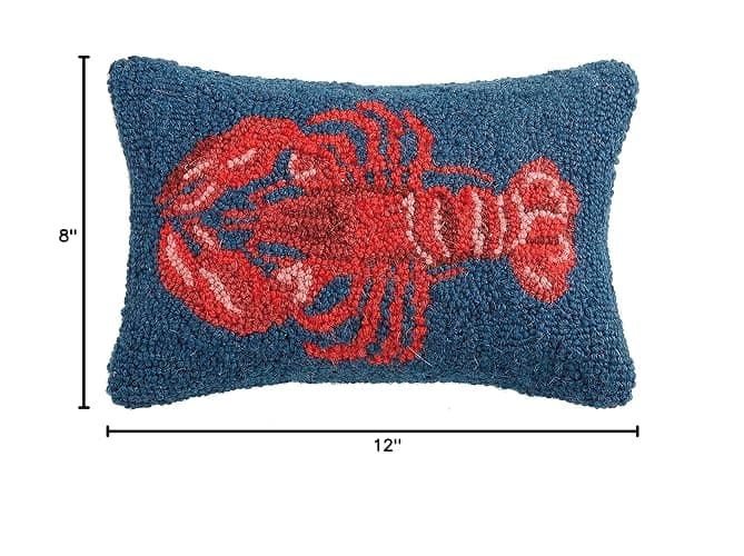 Peking Handicraft 30PA285C12OB Lobster Hook Pillow, 8X12 Throw Pillow thumbnail 2