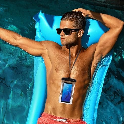 NUOBESTY Waterproof Touch Screen Phone Bag and Easy Access with PVC Material 3pcs for Kayaking and Fishing thumbnail 5