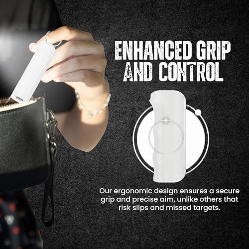 Police Magnum Keychain Pepper Spray Flip Top Safety 1 Pack 1/2oz - Maximum Heat Strength OC with Dye- Tactical Small Compact Case Holder- for Women & Men's Self Defense- Made in The USA thumbnail 4
