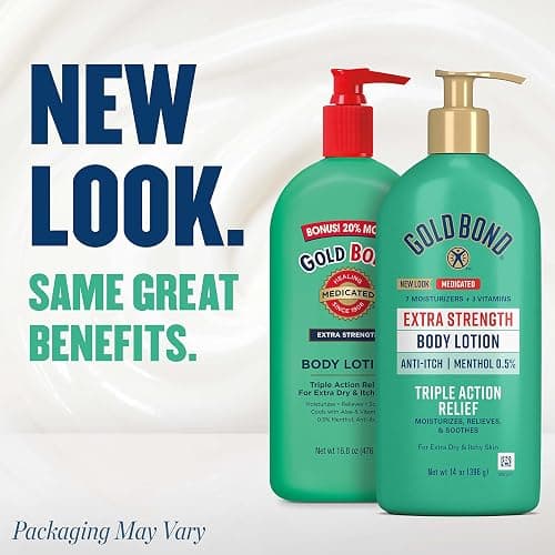 Gold Bond Medicated Extra Strength Body Lotion, 14 oz., Moisturizes, Relieves & Soothes thumbnail 3
