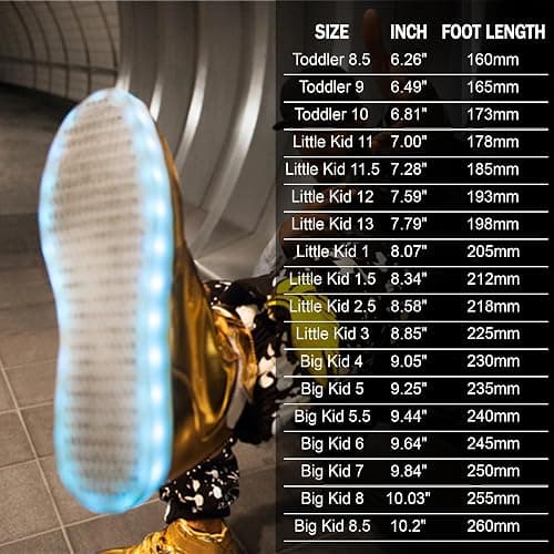 IGxx LED Light Up Shoes for Kids High Top Sneakers Lights Shoes for Boys Girls Unisex USB Charging Flashing Luminous thumbnail 6