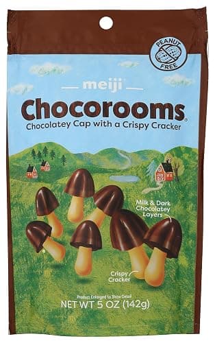 Meiji Chocorooms Crispy Cracker - Image 1
