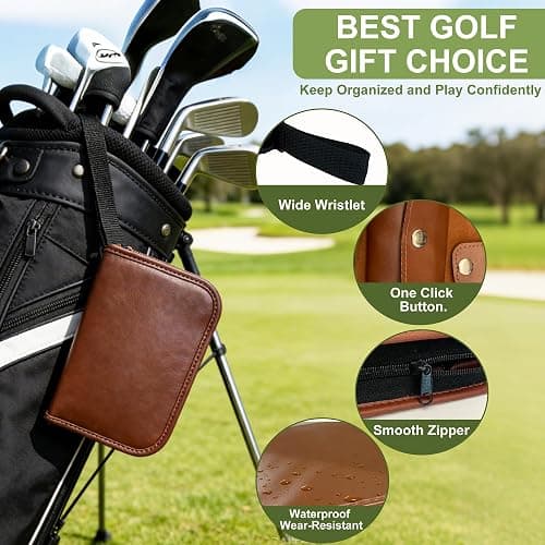Seticek Golf Gifts for Men and Women,Golf Accessories Set with Gift Boxes, Golf Ball,Golf Tees,Brush,Multifunctional Divot Knife,Golf Ball Clamp,Rangefinder,Scorer thumbnail 6