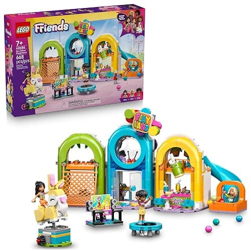 LEGO Friends Fun Indoor Playground Building Toy for Girls & Boys - Pretend Play Set for Kids, Ages 7+ - W/Sonia, Liann & Nova Minidolls & Accessories - Gift Idea for Birthdays - 42686 - Image 1