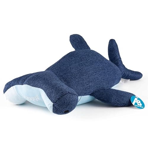 Weighted Hammerhead Shark Stuffed Animal – 3 lb, Soft and Fluffy Plush – 16 inch Cozy and Snuggly for Kids and Adults (Blue) - Image 1