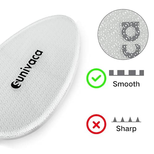Sunivaca Glass Foot File Callus Remover for Feet, Heel Scraper, Pumice Stone, Diabetic Feet Scrubber Dead Skin Remover for Feet Professional Pedicure Tools thumbnail 2