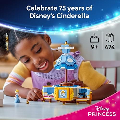 LEGO Disney Princess Cinderella’s Dress Kids Toy with Minidoll Character - Fun Building Toy for Girls and Boys Ages 9 and Up - Disney Gift Idea for Fans and Fashion Lovers - 43266 thumbnail 2