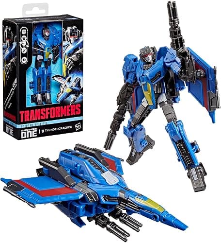 Transformers Studio Series ONE Thundercracker, Deluxe Class 5.25-Inch Converting Action Figure, Robot Toys for Ages 8+ | Transformers Studio Series 6 Inch Action Figure Deluxe Class (2026 Wave 2) - Thundercracker (Transformers One) thumbnail 4
