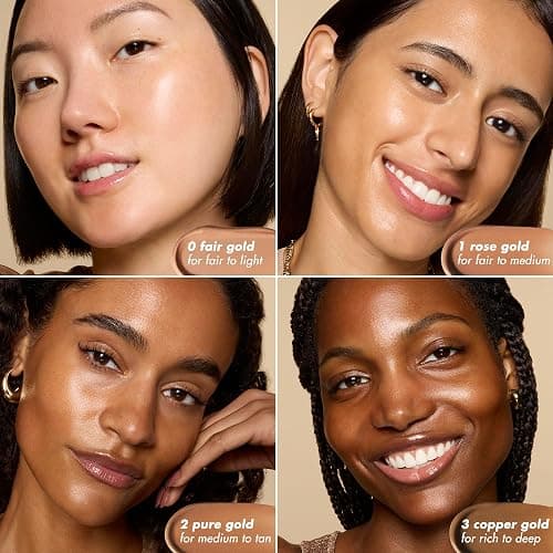 e.l.f. SKIN Bronzing Drops, Liquid Bronzer For Face & Skin, Creates A Sun-Kissed Glow, Infused With Vitamin E, Vegan & Cruelty-Free, Rose Gold thumbnail 4