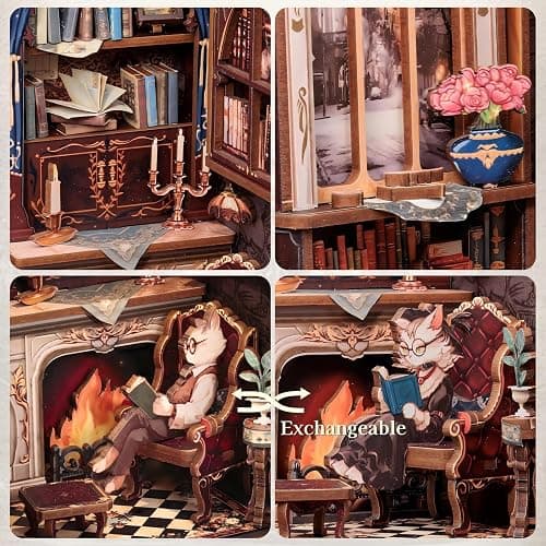 Count Cat's Study (Book Nook) thumbnail 6