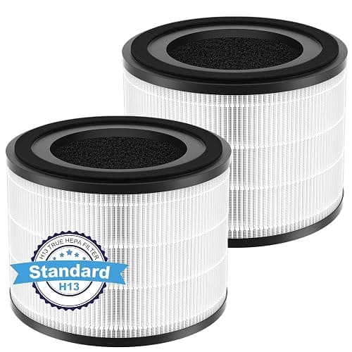 Borgodf 2 Pack AP-S0610L Replacement Filter Compatible with MOOKA AP-S0610L Air Pur-ifier, Fit for MOOKA Air Filter Replacement, 3-Stage Filtration System for MOOK-A H13 Filter Replacement - Image 1