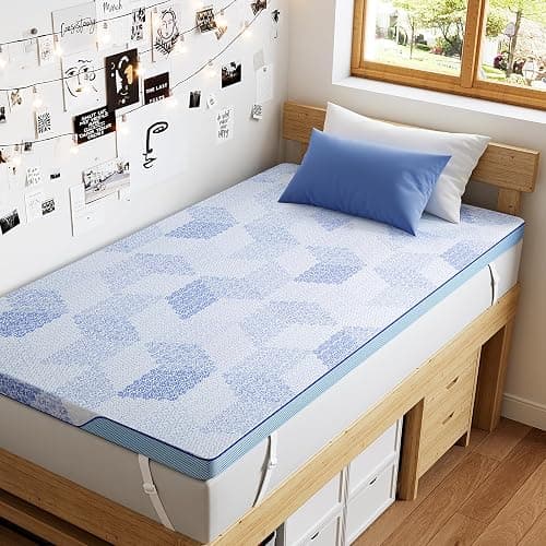 PERLECARE 3 Inch Twin XL Medium-Firm Memory Foam Mattress Topper, CertiPUR-US®, Cooling Bamboo Cover, Removable&Washable, Oeko-Tex Certified thumbnail 2