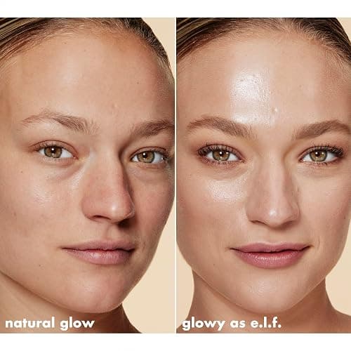 e.l.f. Halo Glow Liquid Filter, Complexion Booster For A Glowing, Soft-Focus Look, Infused With Hyaluronic Acid, Vegan & Cruelty-Free, 3 Light/Medium thumbnail 5