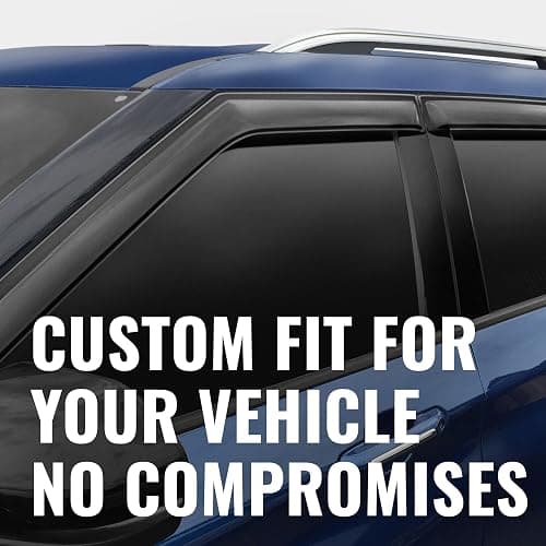 Auto Ventshade [AVS] Outside Mount Rain Guards for 2024-2025 Toyota Tacoma, Double/EXT CAB ONLY | Window Vent Visors, 4 pcs. - Smoke | 94270 thumbnail 8