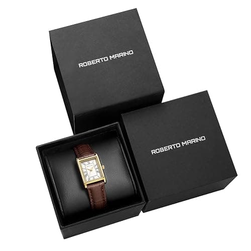 Roberto Marino RM1702 Women’s Watch – Japanese Quartz, Leather Strap, 3 ATM Water Resistant, Vintage Dress Style thumbnail 6