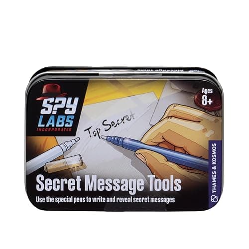 Thames & Kosmos Spy Labs Inc: Secret Message Tools Exchange Confidential Info w/Secret Pens | Essential Tools & Tricks of The Trade from The Detective Gear Experts for Young Investigators Medium thumbnail 2