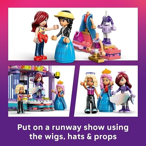 LEGO Friends Heartlake City Fashion Show Building Toy for Girls & Boys - Pretend Play Set for Kids, Ages 7+ - W/Paisley, Liann & Nova Minidolls & Accessories - Gift Idea for Birthdays - 42685 thumbnail 4