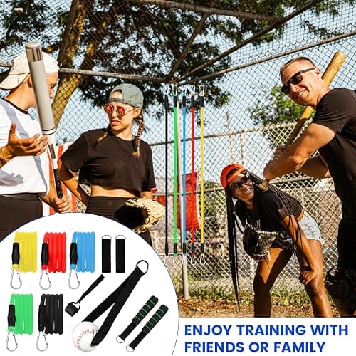 Davllin Baseball Resistance Trainer,Training Aid for Baseball Softball Pitchers,Interchangeable Grips to Build Arm Strength,Arm Bands for Baseball Players,Baseball Throwing Trainer,Great to Warm-Up thumbnail 7