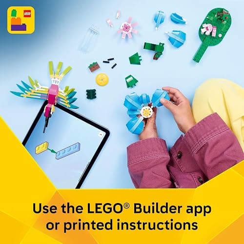 LEGO Creator 3 in1 Wild Animals: Colorful Hummingbird Building Toy for Girls, Boys, & Kids, Ages 8+ - Build a Bird, Butterfly, or Tropical Fish - Gift Idea for Birthdays - 31384 thumbnail 6