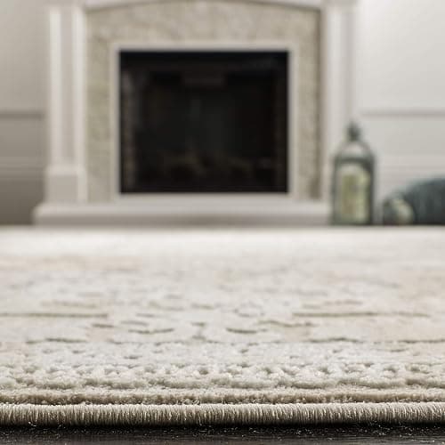 SAFAVIEH Area Rug 4x6 - Reflection Collection - Cream & Ivory, Non-Shedding & Easy Cleaning, Ideal for Foyer, Living Room, Bedroom (RFT664D) thumbnail 4