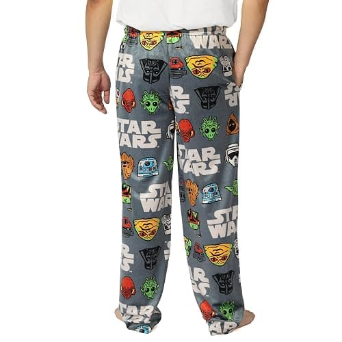 STAR WARS mens Pajama Bottom, Lounge Pant With Drawstring, Ultra-soft & Comfortable thumbnail 3