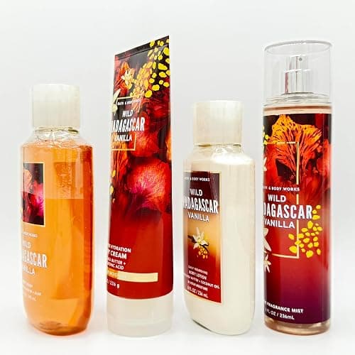 Wild Madagascar Vanilla Bath & Body 4-Piece Bundle | Body Wash, Ultimate Hydration Body Cream, Daily Nourishing Body Lotion and Fine Fragrance Mist thumbnail 3