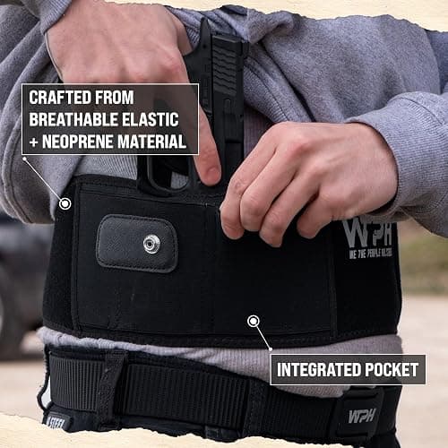 We The People Holsters - Universal Belly Band Holster for Concealed Carry thumbnail 4
