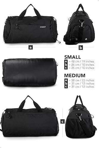 Fitgriff® Gym Bag for Men & Women with Shoe & Wet Compartment - Duffle Bag for Travel, Sports, Fitness & Workout thumbnail 6